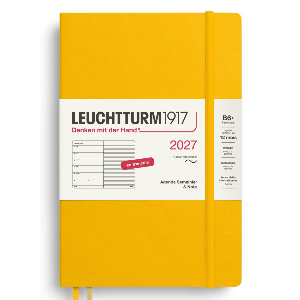 Agenda Semainier & Carnet 12,5x19cm souple français Leuchtturm1917