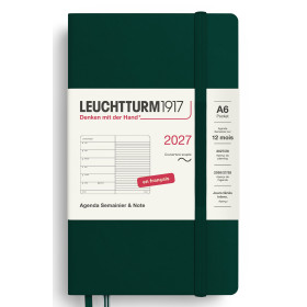 Agenda Semainier & Carnet 9x15cm souple français Leuchtturm1917