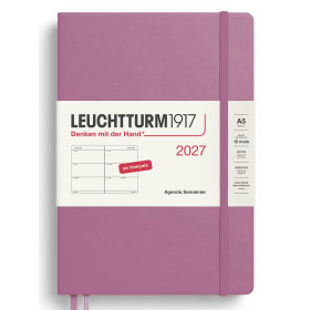 Agenda Semainier Horizontal 14,5x21cm rigide français Leuchtturm1917