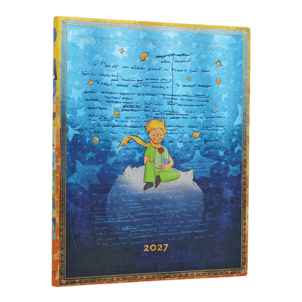 Agenda semainier 17,5x22,5cm Paperblanks Premier Le Petit Prince Flexis Ultra 12 Mois Vertical
