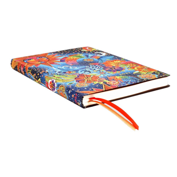 Agenda semainier 12,5x17,5cm Paperblanks Magie Céleste Flexis Midi 12 Mois Vertical