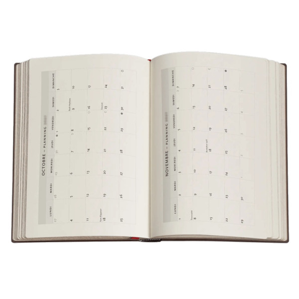 Agenda semainier 12,5x17,5cm Paperblanks Magie Céleste Flexis Midi 12 Mois Vertical