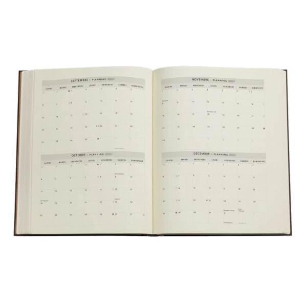 Agenda semainier 17,5x23cm Paperblanks Chant des fleurs sauvages Ultra 12 Mois Vertical