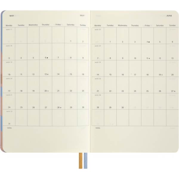 Agenda-carnet semainier Moleskine Weekly Notebook Diary Planner Alice