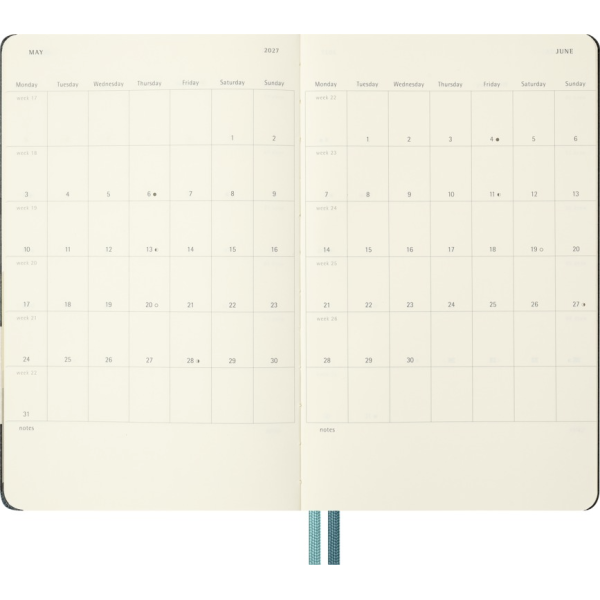 Agenda-carnet semainier Moleskine Weekly Notebook Diary Planner Gandalf