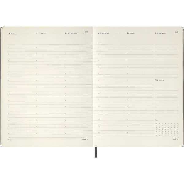 Agenda semainier Vertical Moleskine Smart Diary Planner PRO