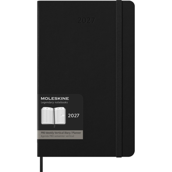 Agenda semainier vertical Moleskine PRO Weekly Vertical Diary Planner