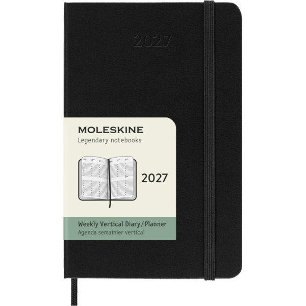 Agenda semainier vertical Moleskine Weekly Vertical Diary Planner