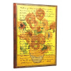 Agenda semainier 17,5x23cm Paperblanks Van Gogh Tournesols Ultra 12 Mois Vertical