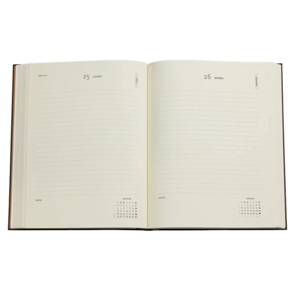 Agenda journalier 17,5x23cm Paperblanks Garcia Marquez Cent Ans de Solitude Ultra 12 Mois
