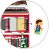 Calendrier de l'Avent magnétique Coppenrath Ma maison de Noël colorée