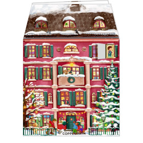 Calendrier de l'Avent magnétique Coppenrath Ma maison de Noël colorée