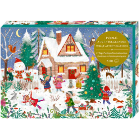 Puzzle Calendrier de l'Avent Coppenrath Joyeuses fêtes d'hiver
