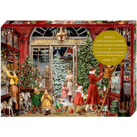 Puzzle Calendrier de l'Avent Coppenrath Dans la boutique de Noël