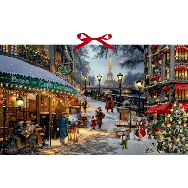 Calendrier de l'Avent Coppenrath Noël romantique à Paris