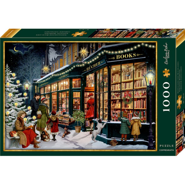 Puzzle 1000 pièces Coppenrath La librairie de Noël