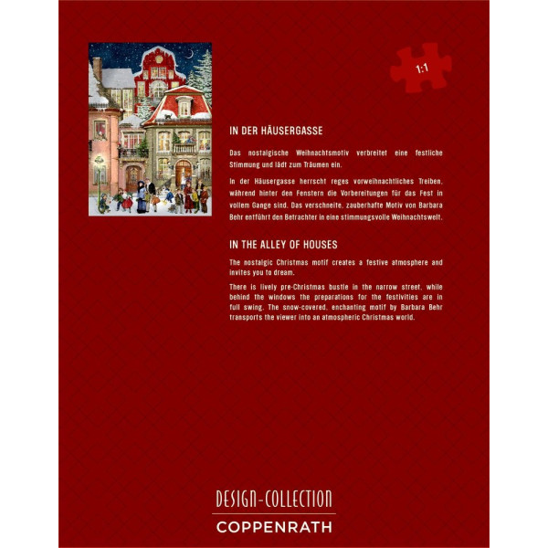 Puzzle 1000 pièces Coppenrath Avenue de Noël
