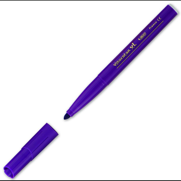 12 feutres de coloriage pointe large BIC Kids Visacolor XL