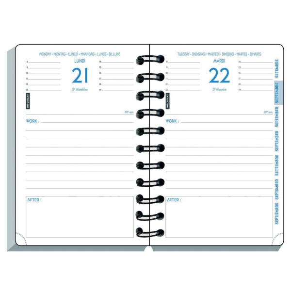 Agenda journalier 10x15cm Exacompta Forum Work & After Idérama