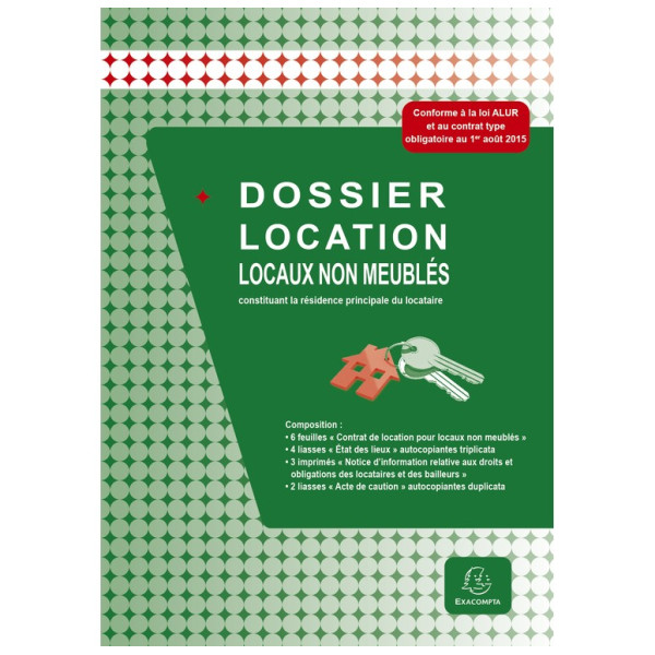 Dossier location locaux non meublés Exacompta