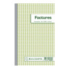Manifold Factures 21x13,5cm 50 feuillets dupli auocopiants Exacompta