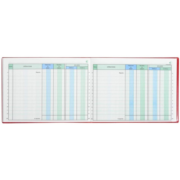 Carnet de position de compte 11x15cm 48 pages Exacompta