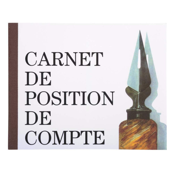 Piqûre position de compte 16x19,5cm 40pages Exacompta