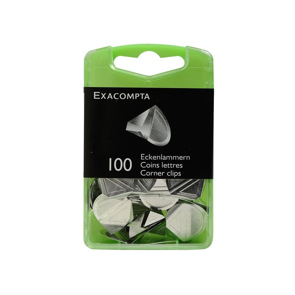 Boîte de 100 coins lettres Exacompta