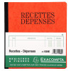 Piqûre recettes-dépenses 21x19cm Exacompta