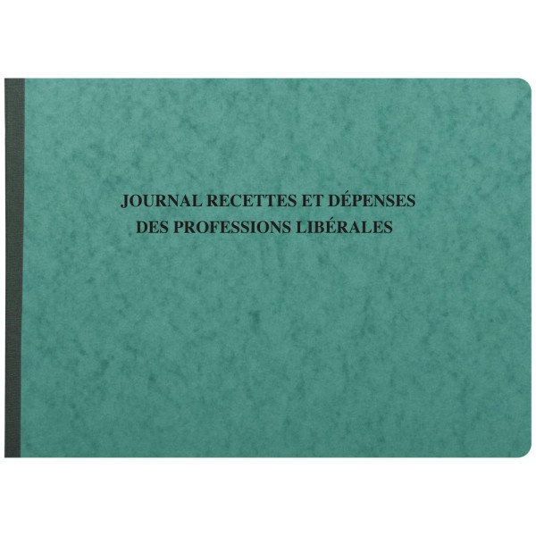 Piqûre Journal des Recettes Dépenses des Professions libérales Exacompta